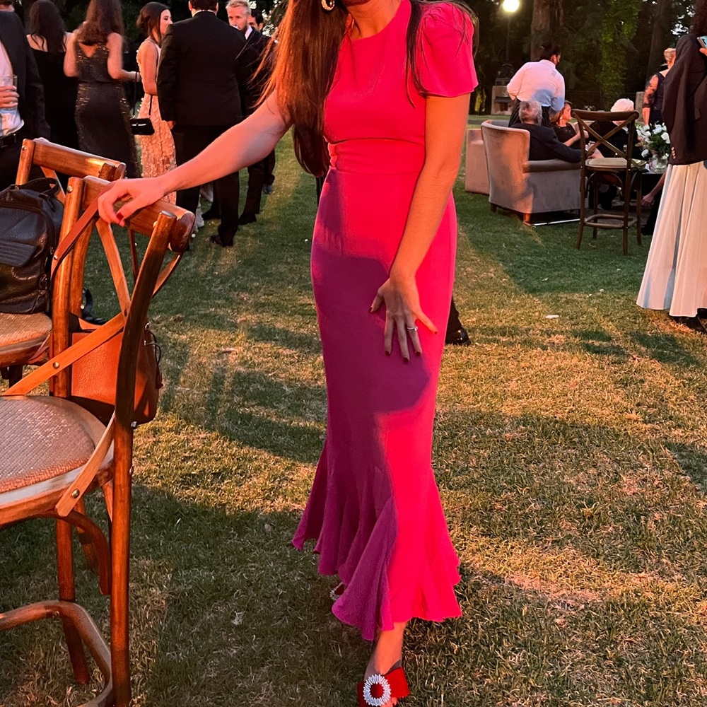 RHODE Fuchsia Maxi Dress - Picture 3 of 6
